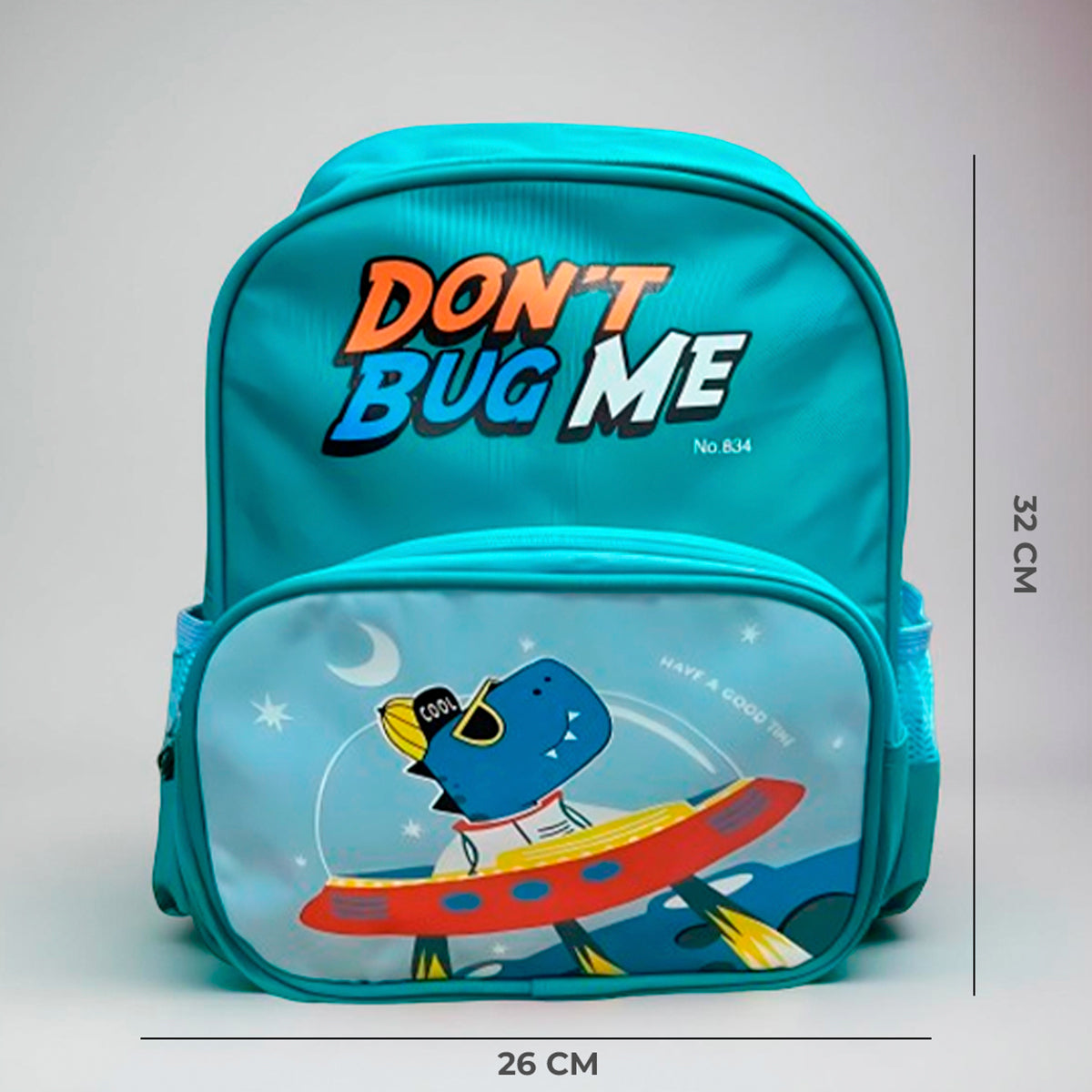 Mochila para niños color turquesa