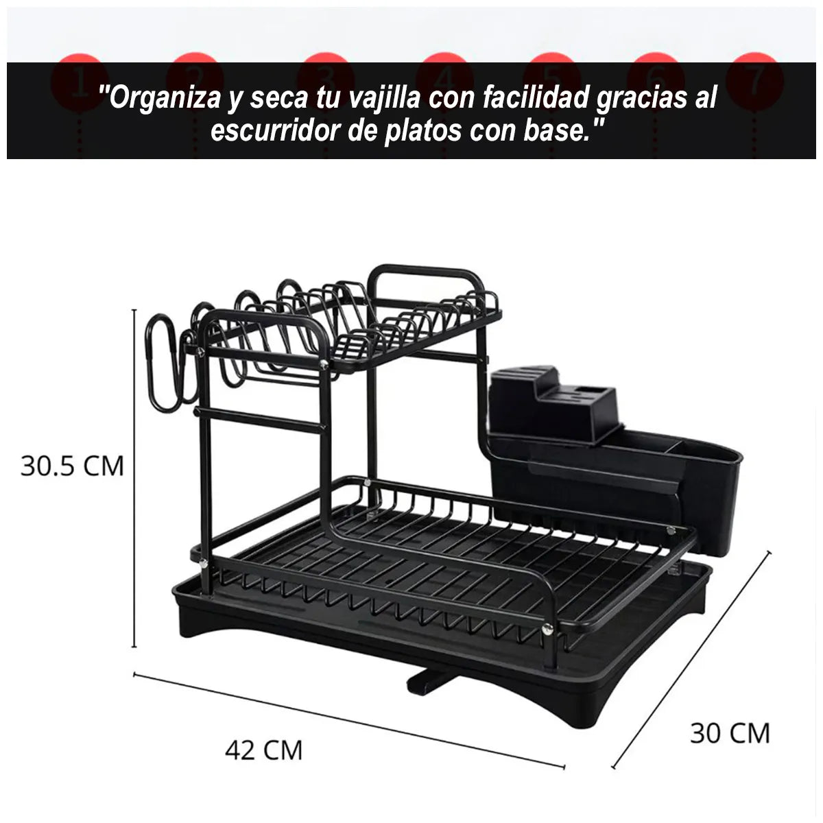 ESCURRIDOR DE PLATOS BASE