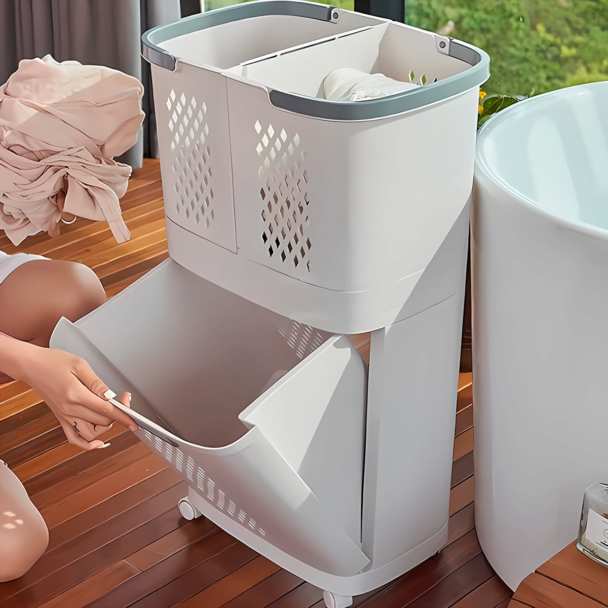 Cesto de Ropa Sucia Multifuncional