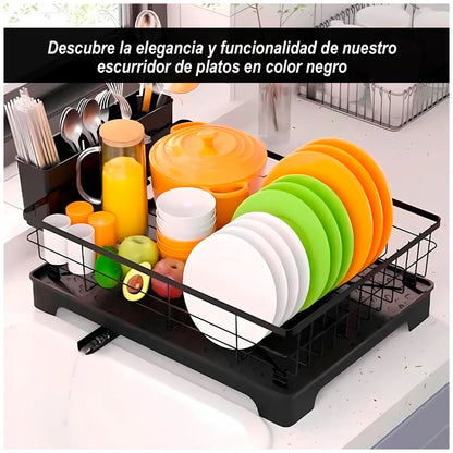 ESCURRIDOR DE PLATOS BLACK